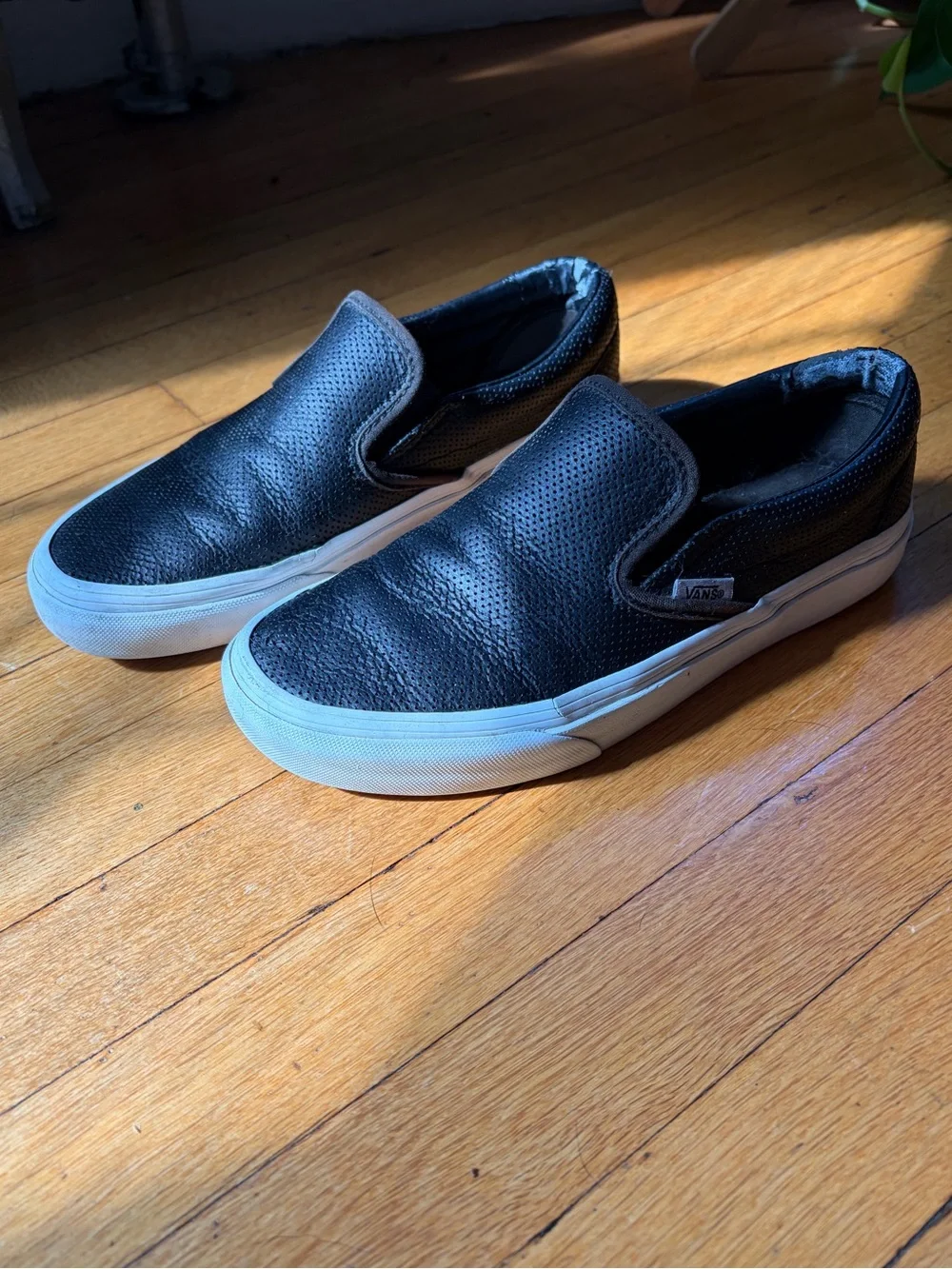 Vans Slip-On Casual Sneakers in Black